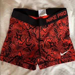 Nike Pro spandex shorts